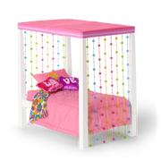 Julie’s™ Groovy Bed & Bedding for 18-inch Dolls (Historical Characters) H3
