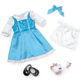 American Girl® Disney Princess Belle Blue Dress, Mrs. Potts, Chip & Accessories for 18-inch Dolls B9