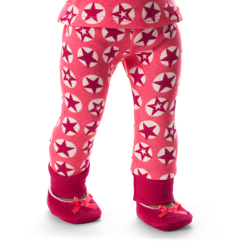 American Girl® x Hanna Andersson Berry Bright Stars Pajamas for 18-inch Dolls X4