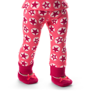 American Girl® x Hanna Andersson Berry Bright Stars Pajamas for 18-inch Dolls X4