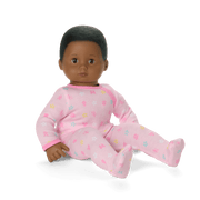 Bitty Baby® Doll #1 with black hair in Pastel Pink C6