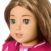 Truly Me™ 18-inch Doll #118 with curly caramel hair K5