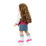Truly Me™ 18-inch Doll #118 with curly caramel hair K5