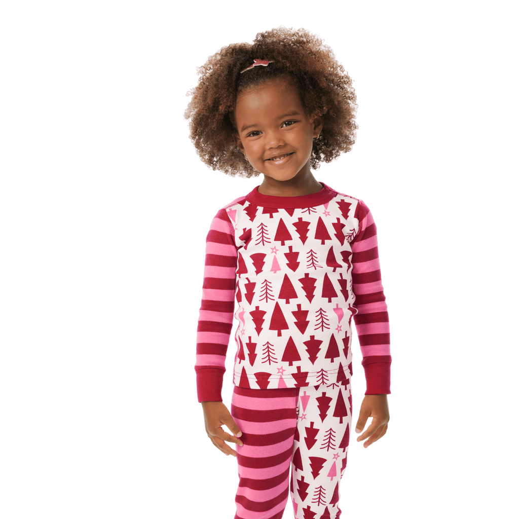 American Girl® x Hanna Andersson Holiday Treetops Pajamas for Little Girls & Girls V4