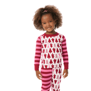 American Girl® x Hanna Andersson Holiday Treetops Pajamas for Little Girls & Girls V4