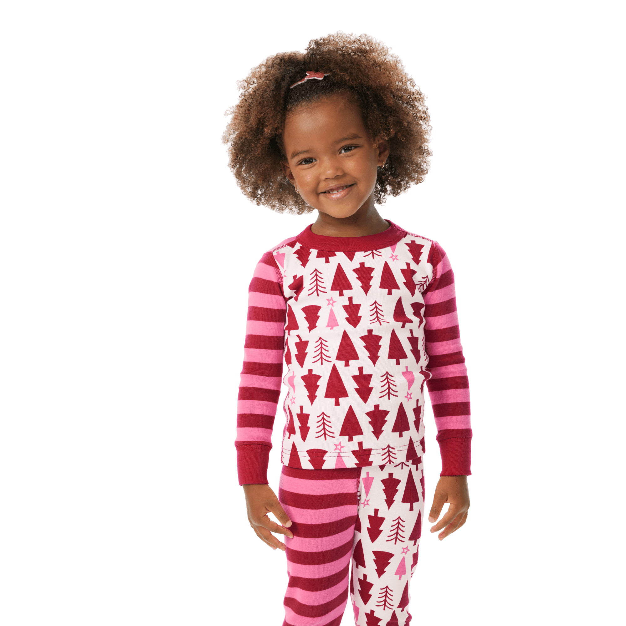 American Girl® x Hanna Andersson Holiday Treetops Pajamas for Little Girls & Girls V4