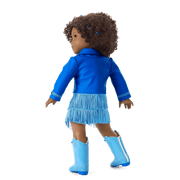 September Sapphire Sparkle Outfit for 18-inch Dolls G1