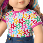 Truly Me™ 18-inch Doll #110 with wavy blonde hair C7
