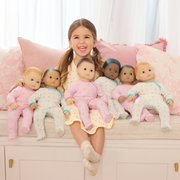 Bitty Baby® Doll #3 with blonde hair in Pastel Pink M4