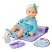 Disney Frozen Elsa Cuddle & Care Set with Bitty Baby® Doll by American Girl® N0