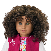 Truly Me™ 18-inch Doll #132 with curly dark-brown hair A2