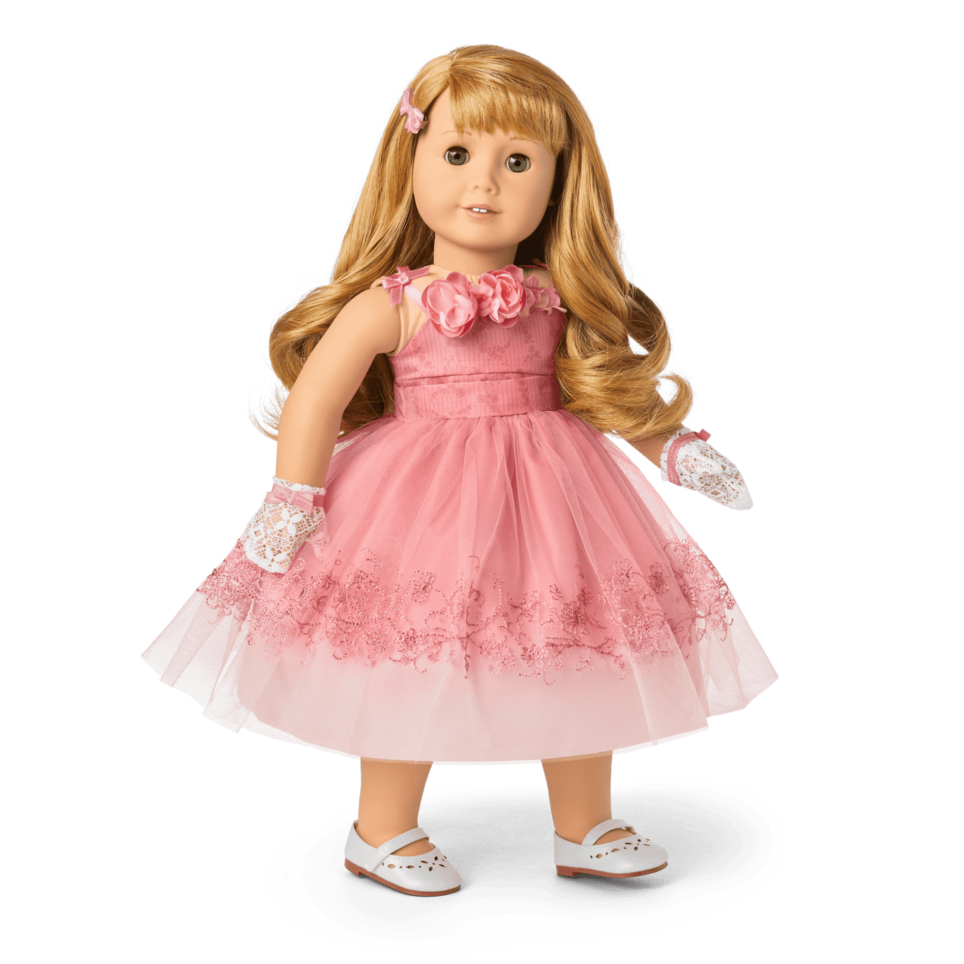 Maryellen’s™ Pretty Pink Dress for 18-inch Dolls (Historical Characters) Q5