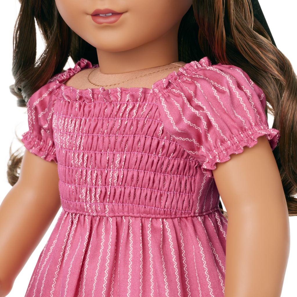 American Girl® x Hill House Home Athena Nap Dress for 18-inch Dolls (Addy™ Print) R4