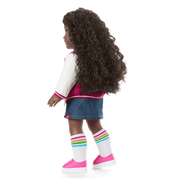 Truly Me™ 18-inch Doll #127 with curly dark-brown hair U7