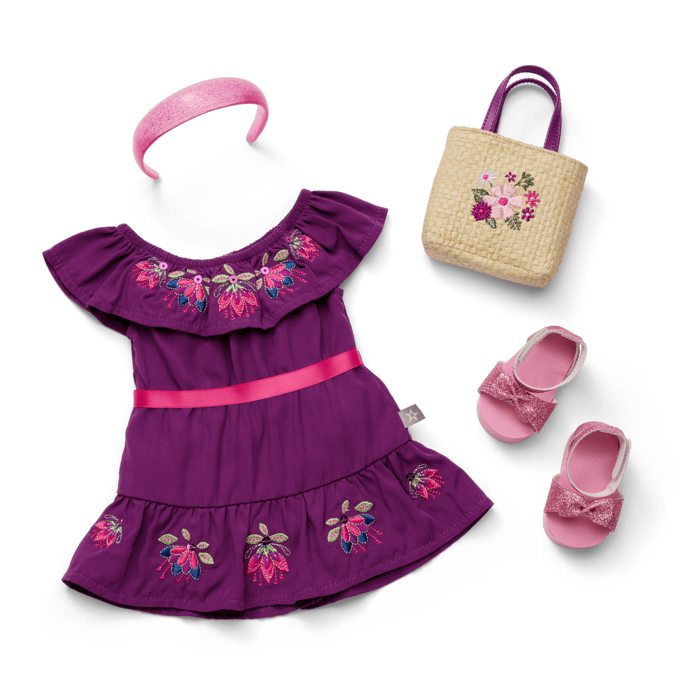 Raquel's™ Beach Party Dress for 18-inch Dolls (Girl of the Year™ 2026) U7