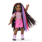 Long Hair Looks™ by Truly Me™ 18-inch Doll #135 & hair accessories K8