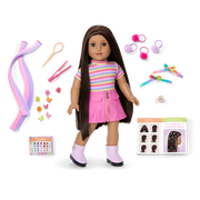Long Hair Looks™ by Truly Me™ 18-inch Doll #134 & hair accessories I3