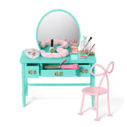 Raquel’s™ Vintage Vanity for 18-inch Dolls (Girl of the Year™ 2026) B4