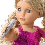 American Girl® x Megan Moroney Guitar & Mic Stand for 18-inch Dolls C3