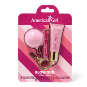 American Girl™ Lip Gloss Keychain Set for Girls B6