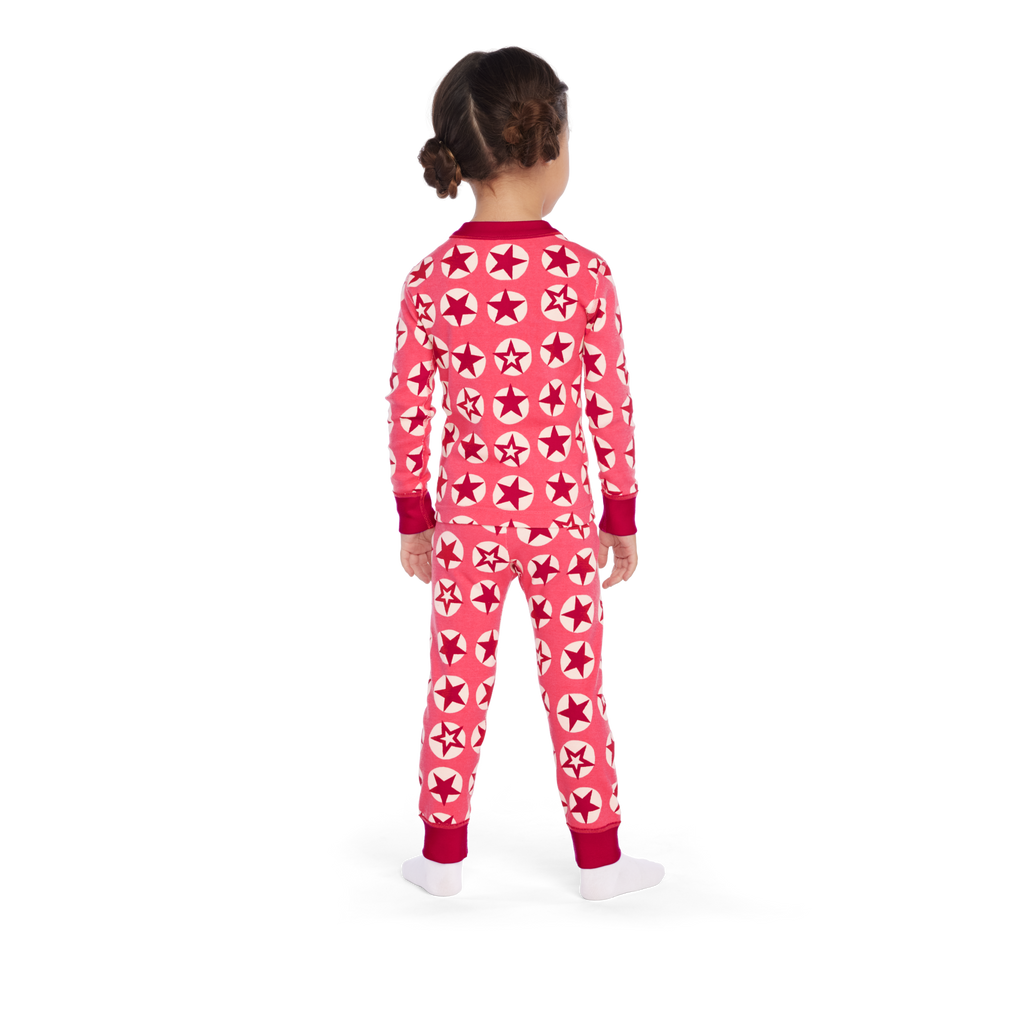 American Girl® x Hanna Andersson Berry Bright Stars Pajamas for Little Girls & Girls L4