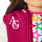 Truly Me™ 18-inch Doll #126 with wavy brown hair Z2