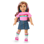 Truly Me™ 18-inch Doll #101 with wavy caramel hair V1