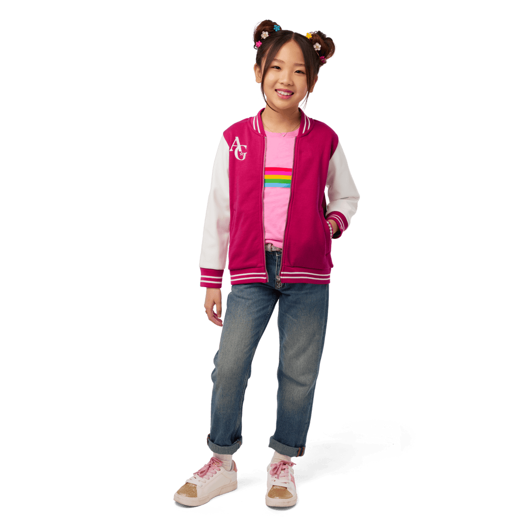 AG™ Star Squad Varsity Jacket for Girls U3