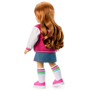 Truly Me™ 18-inch Doll #103 with wavy red hair J3