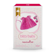 Pink Party-Ready Dress for Bitty Baby® Dolls E5