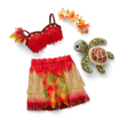 Disney Moana Wayfinder Outfit & Sea Turtle Plush for 18-inch Dolls by American Girl® K9