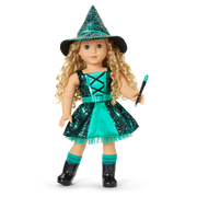 Witchy Webs Costume for 18-inch Dolls K0