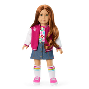 Truly Me™ 18-inch Doll #103 with wavy red hair J3