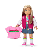 Truly Me™ 18-inch Doll #100 with straight layered blonde hair B3