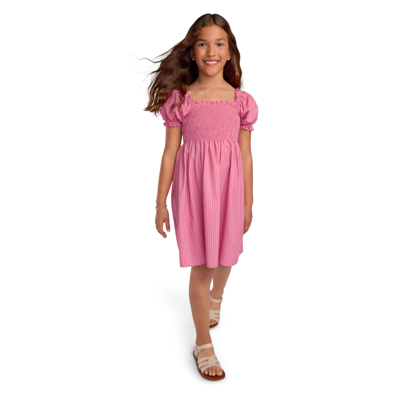 American Girl® x Hill House Home Tiny Athena Nap Dress for Girls (Addy™ Print) W0