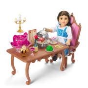 Disney Princess Belle Enchanted Castle Dining Set & Friends for 18-inch Dolls by American Girl® V2