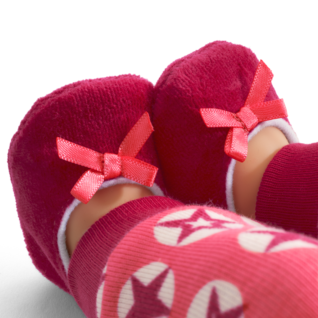 American Girl® x Hanna Andersson Berry Bright Stars Pajamas for Bitty Baby® Dolls C7