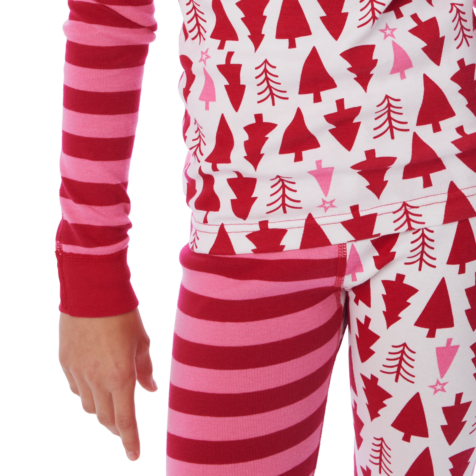 American Girl® x Hanna Andersson Holiday Treetops Pajamas for Little Girls & Girls V4