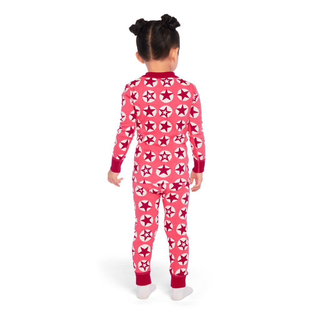 American Girl® x Hanna Andersson Berry Bright Stars Pajamas for Little Girls & Girls L4