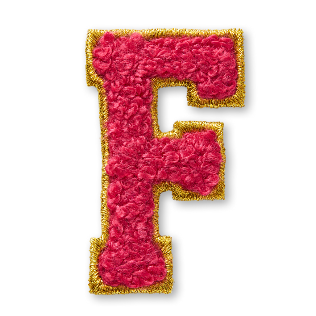 AG™ Letter F Stick-On Patch P3