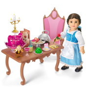 Disney Princess Belle Enchanted Castle Dining Set & Friends for 18-inch Dolls by American Girl® V2