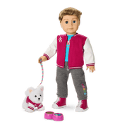 Truly Me™ 18-inch Doll #104 with straight caramel hair M4