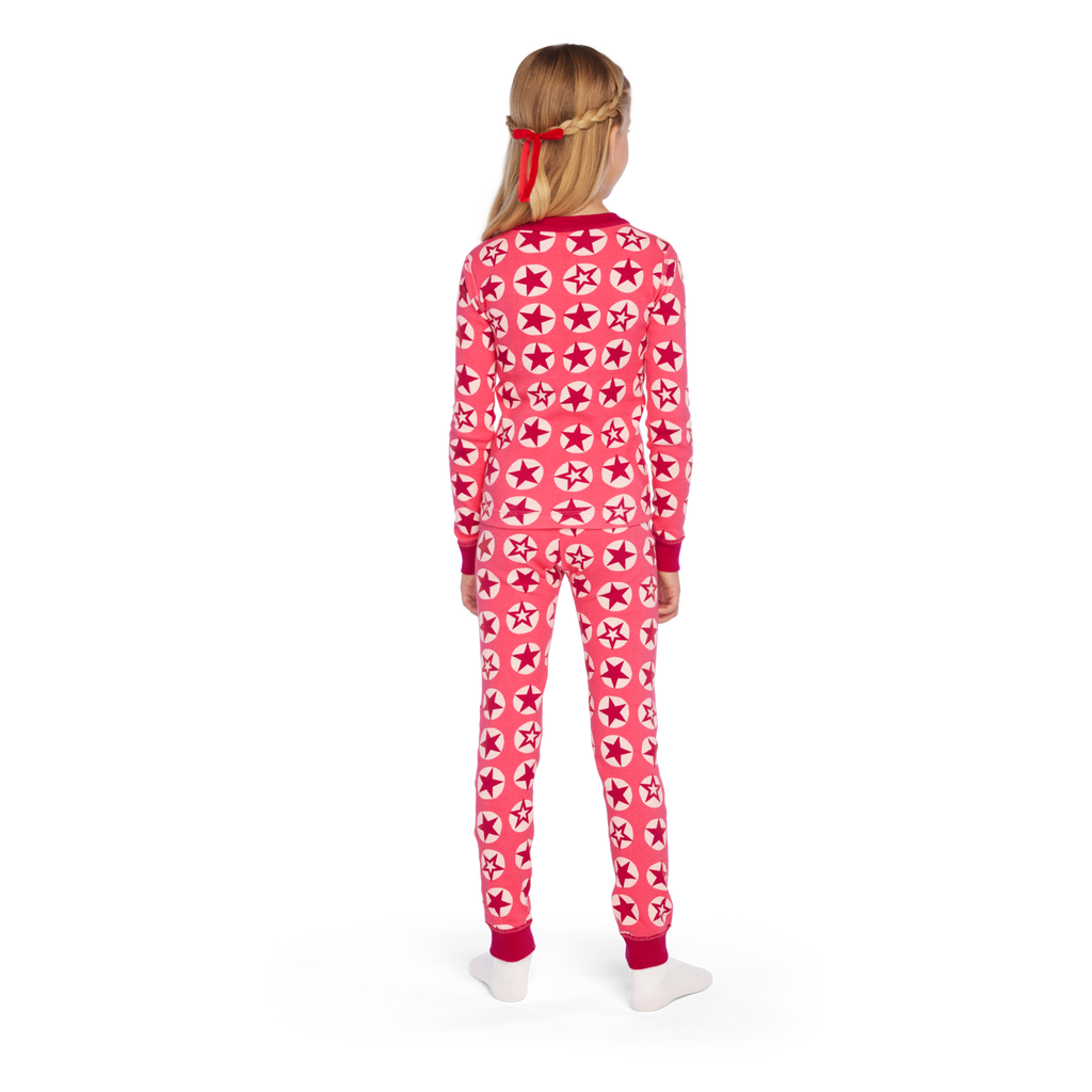 American Girl® x Hanna Andersson Berry Bright Stars Pajamas for Little Girls & Girls L4