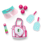 Raquel's™ Pickleball Bag & Paddle Set for 18-inch Dolls (Girl of the Year™ 2026) B8