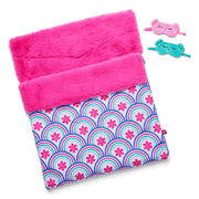 Best Sleepover Ever! Sleeping Bag Set for Two 18-inch Dolls V8