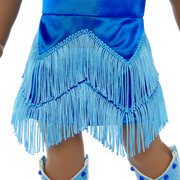 September Sapphire Sparkle Outfit for 18-inch Dolls G1