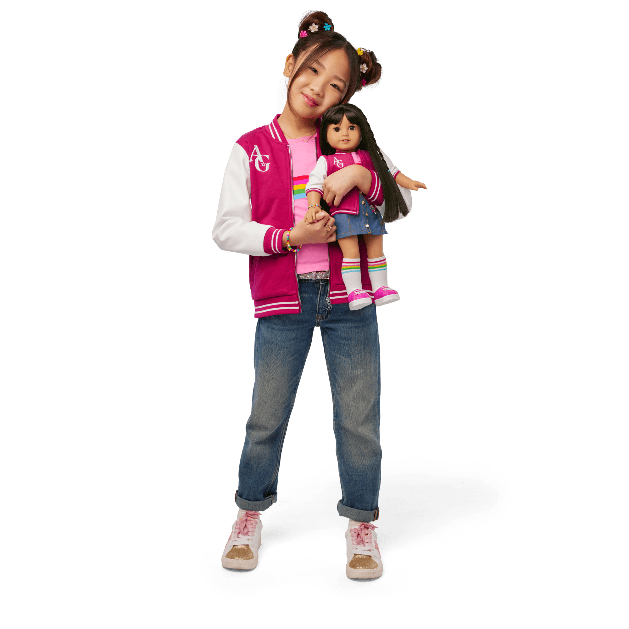AG™ Star Squad Varsity Jacket for Girls U3