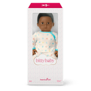 Bitty Baby® Doll #1 with black hair in Pastel Blue O2
