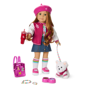 Truly Me™ 18-inch Doll #103 with wavy red hair J3