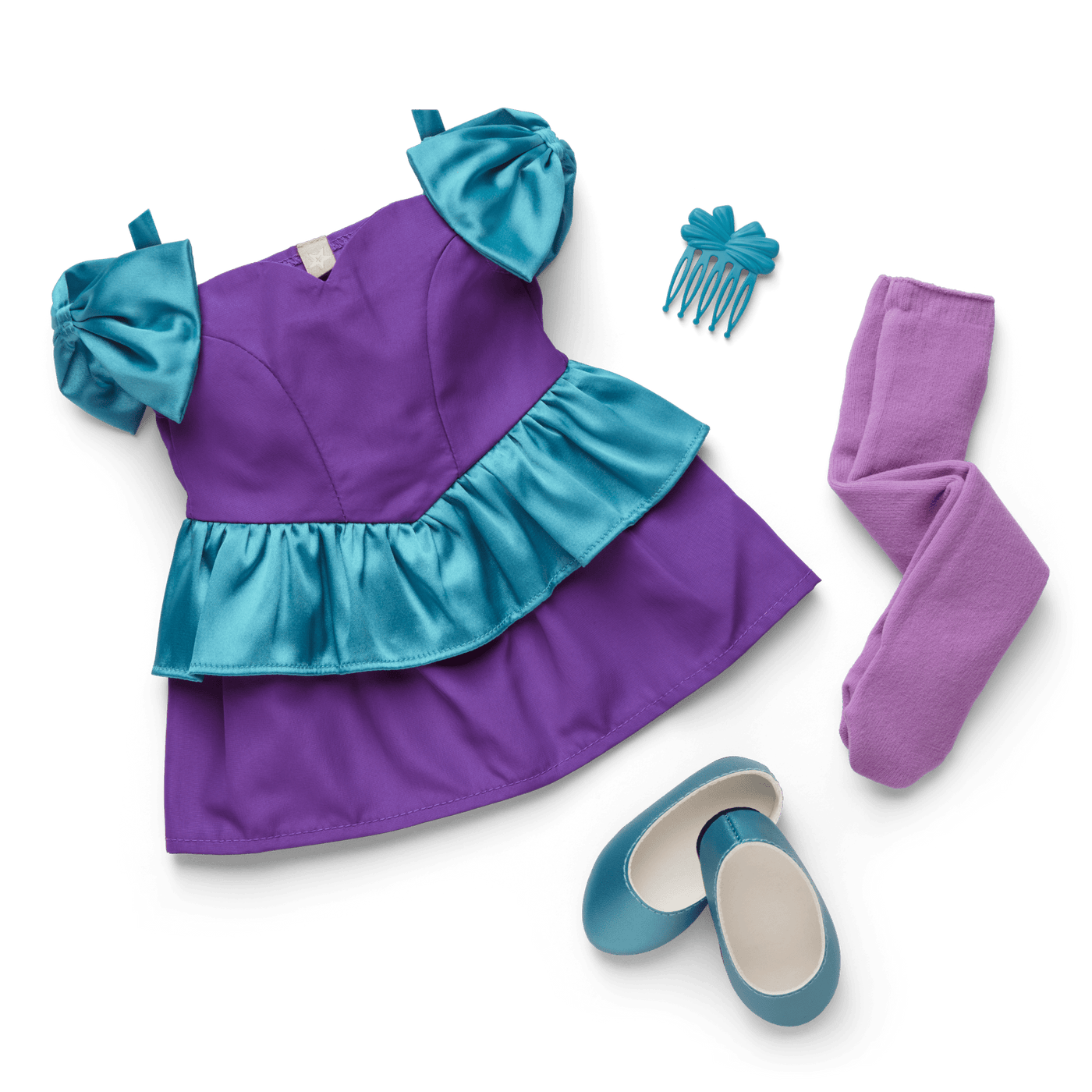 Courtney’s™ Bow-dacious Party Dress for 18-inch Dolls (Historical Characters) E3